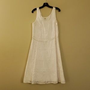 Talbots White Dress